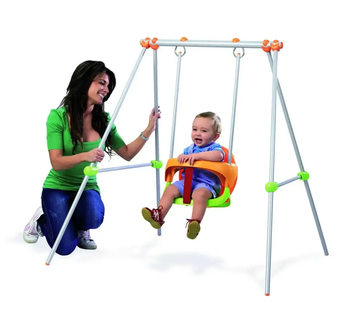 Balançoire En Métal Pour Bébé — jeu d'extérieur pour enfants