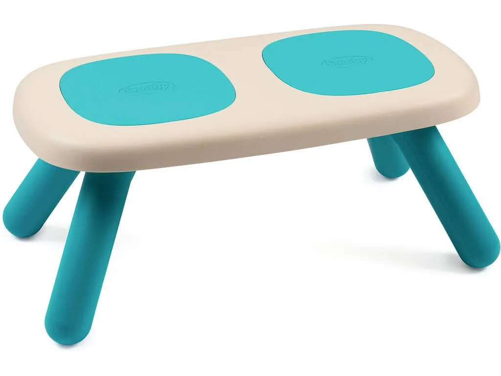 Banc double assise bleu — jeu d'extérieur pour enfants